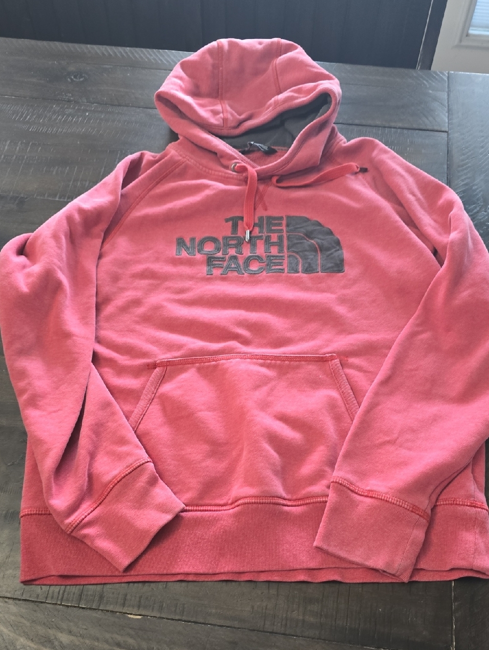 Mens Red North Face Hoodie. Medium Great Used